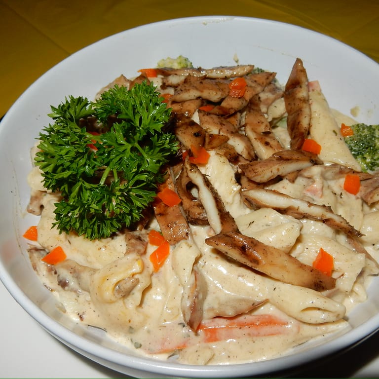 Delicious Rasta Pasta Awaits