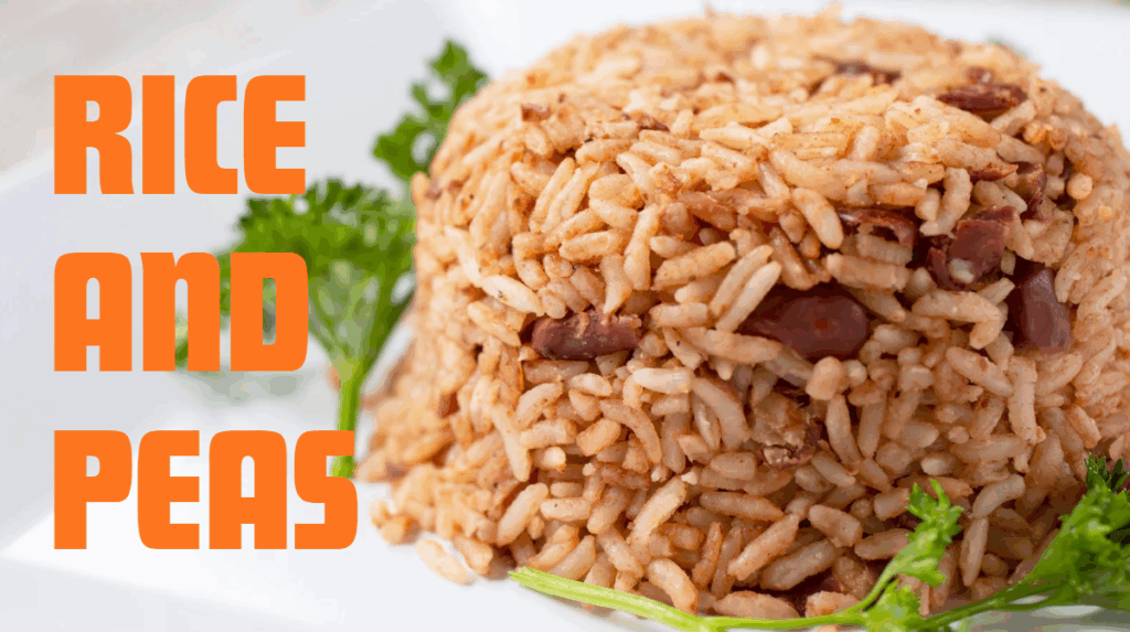 rice and peas