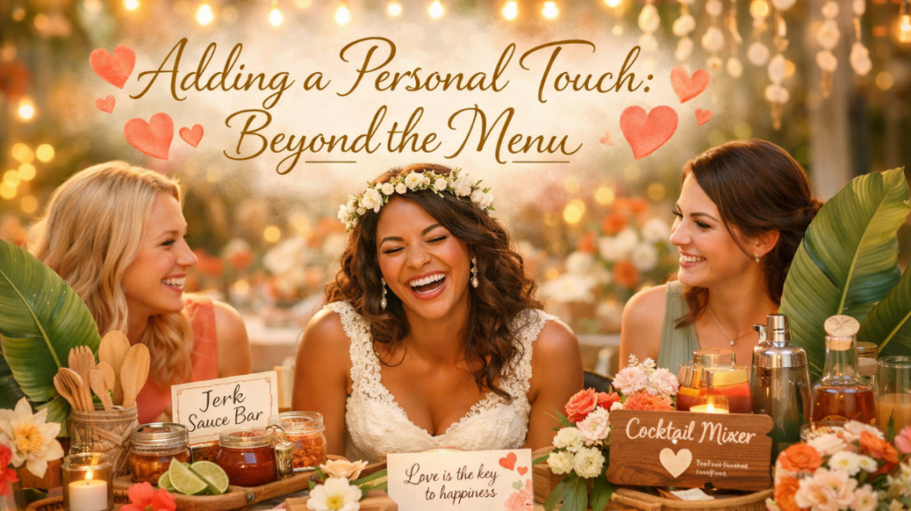adding a personal touch beyond the menu