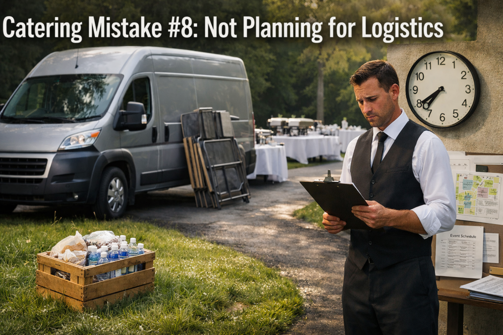 catering mistake #8: not planning for logistics