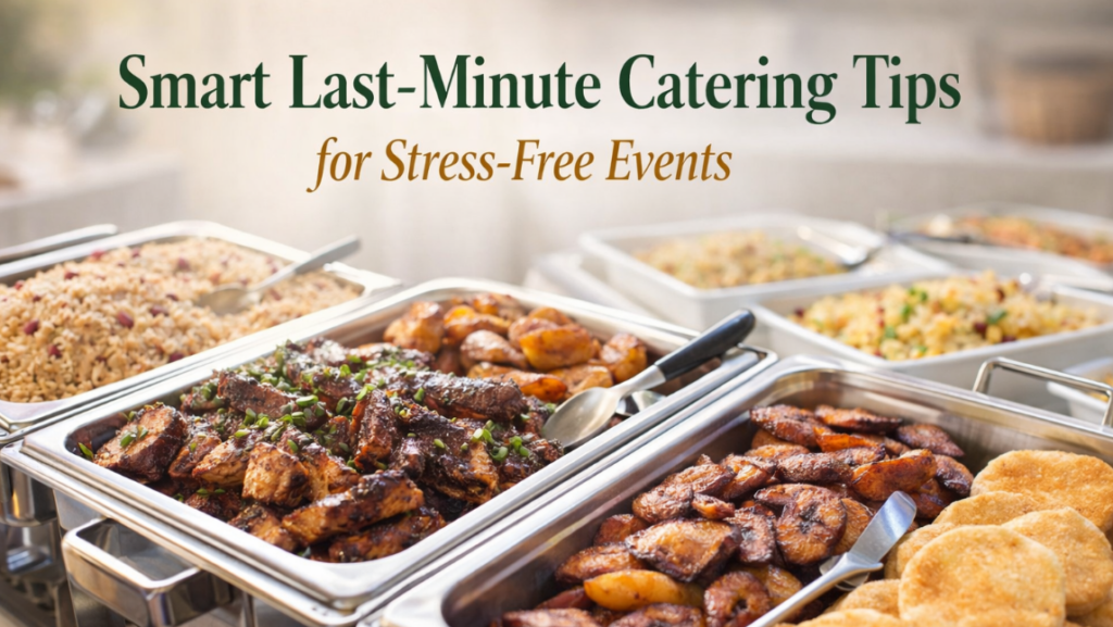 smart last minute catering tips for stress-free events