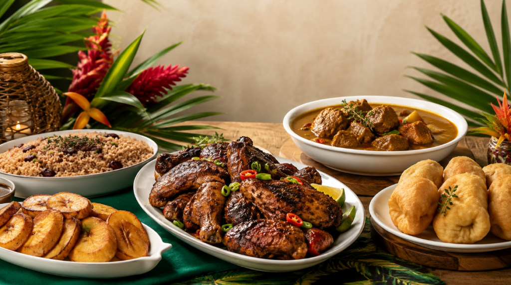 Jamaican catering for a small party