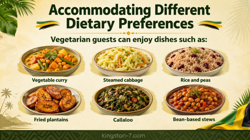 accommodating different dietary preferences