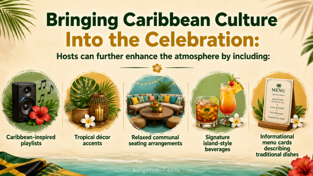 bringing caribbean culture into the celebration