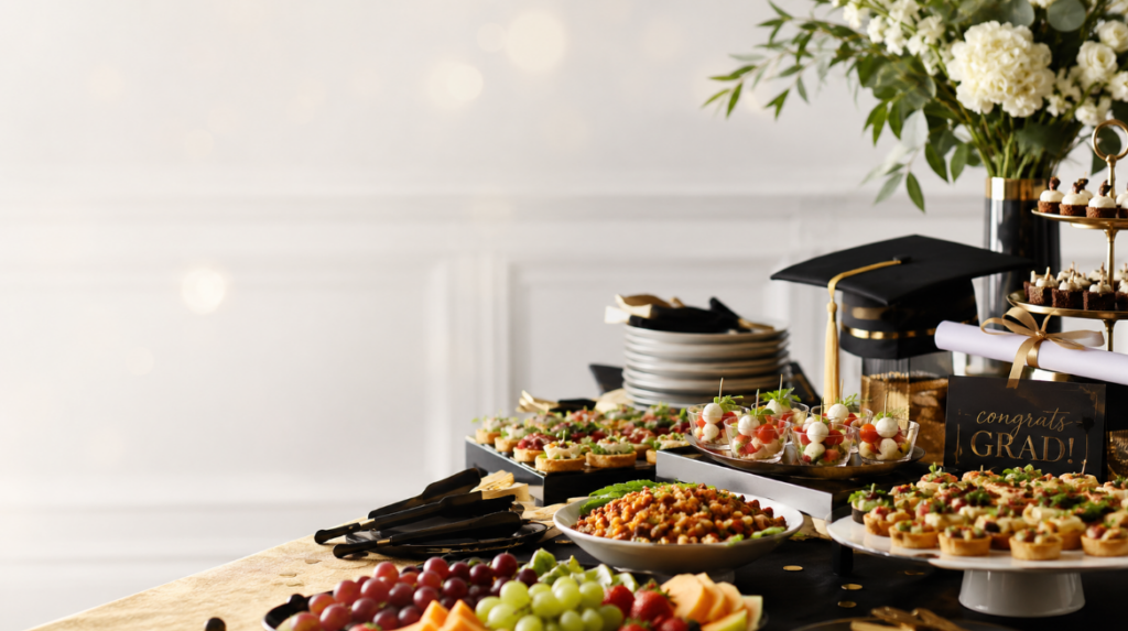 catering for graduation parties how to feed a crowd without the chaos