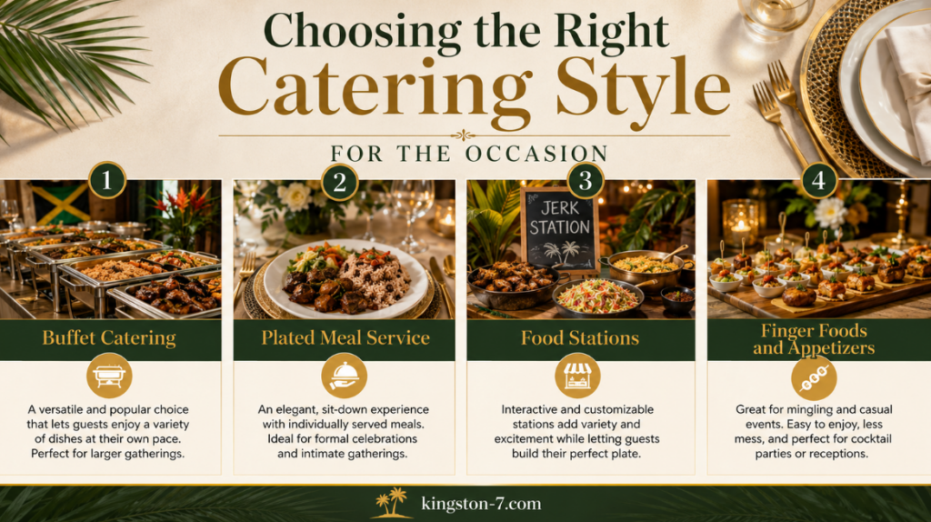 choosing the right catering style for the occasion