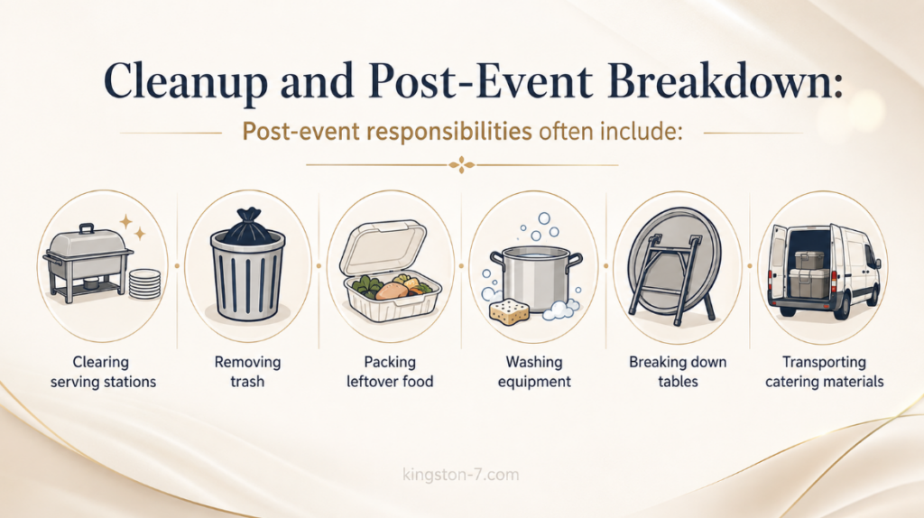 cleanup and post-event breakdown