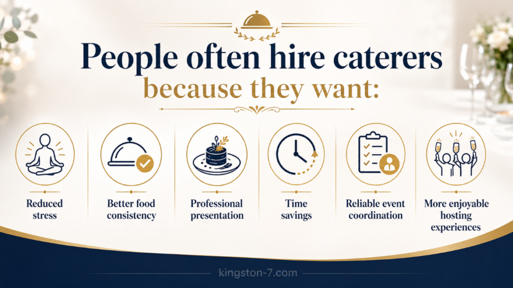 why professional catering services continue to grow in popularity
