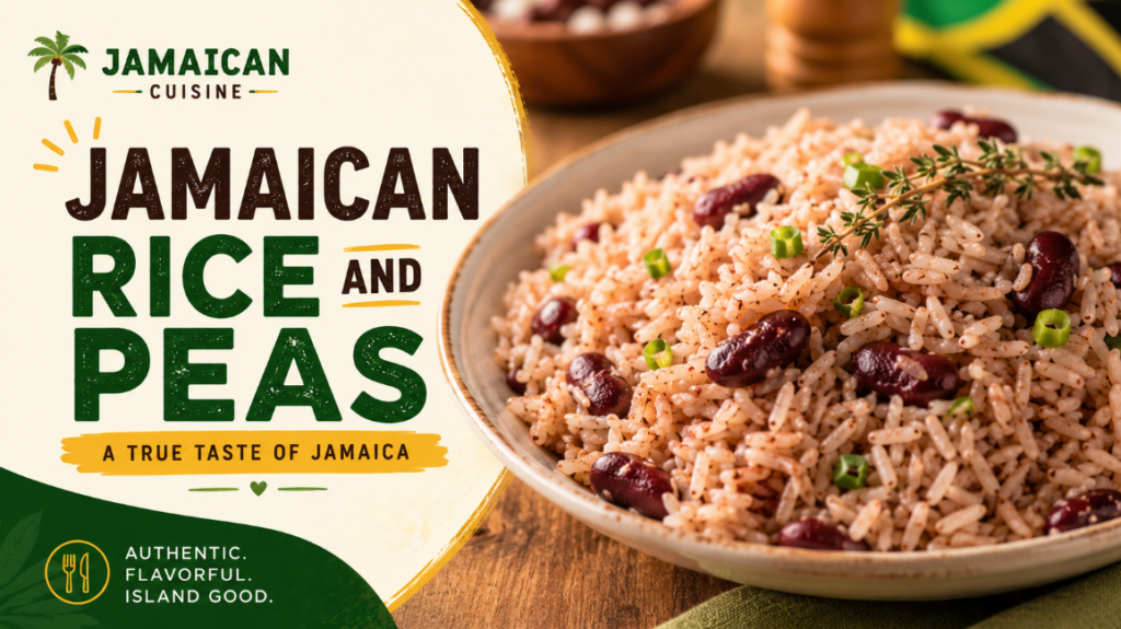 Jamaican rice and peas a true taste of Jamaica