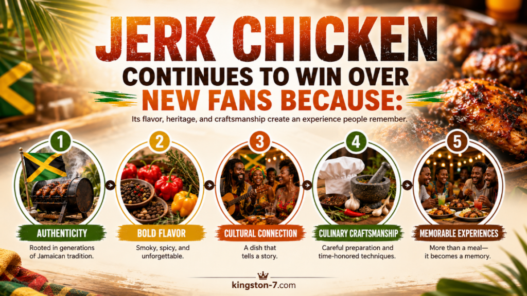 Jerk chicken continues to win over new fans every year
