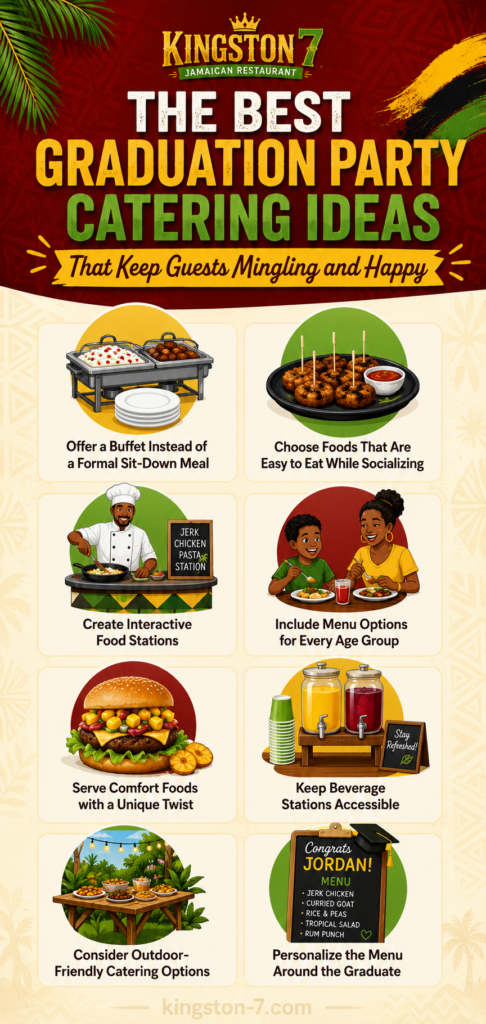 the best graduation party catering ideas that keep guests mingling and happy