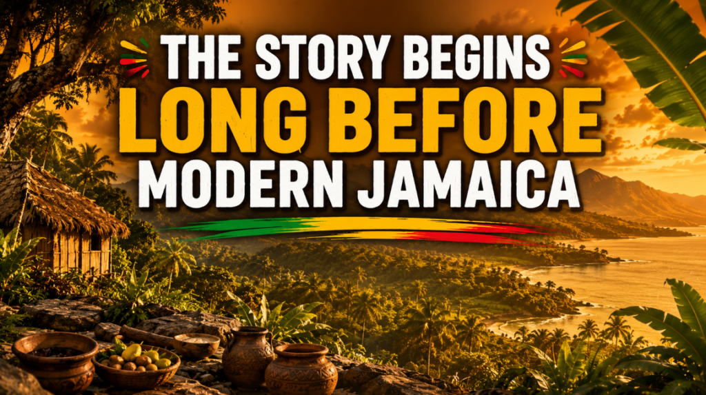 the story begins long before modern Jamaica