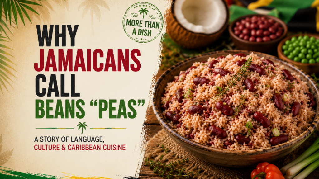 why Jamaicans call beans peas